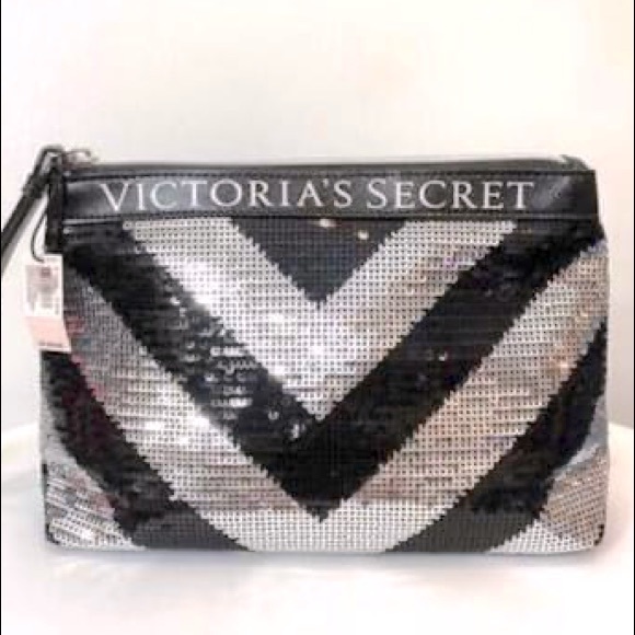 Victoria's Secret Other - NWT Victoria’s Secret Sequence Clutch Makeup Pouch